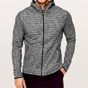 Lululemon Surge Warm Full Zip (M) - Heathered Grey